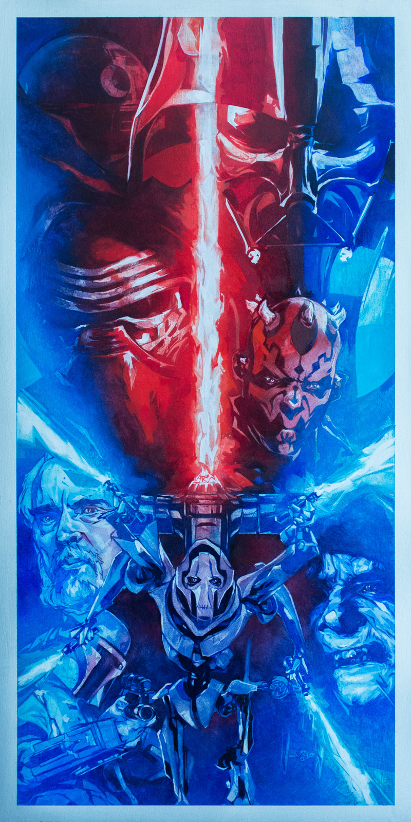 Illustration for article titled These Paintings and Sculptures in the Official Star Wars Art Show Are Insanely Gorgeous